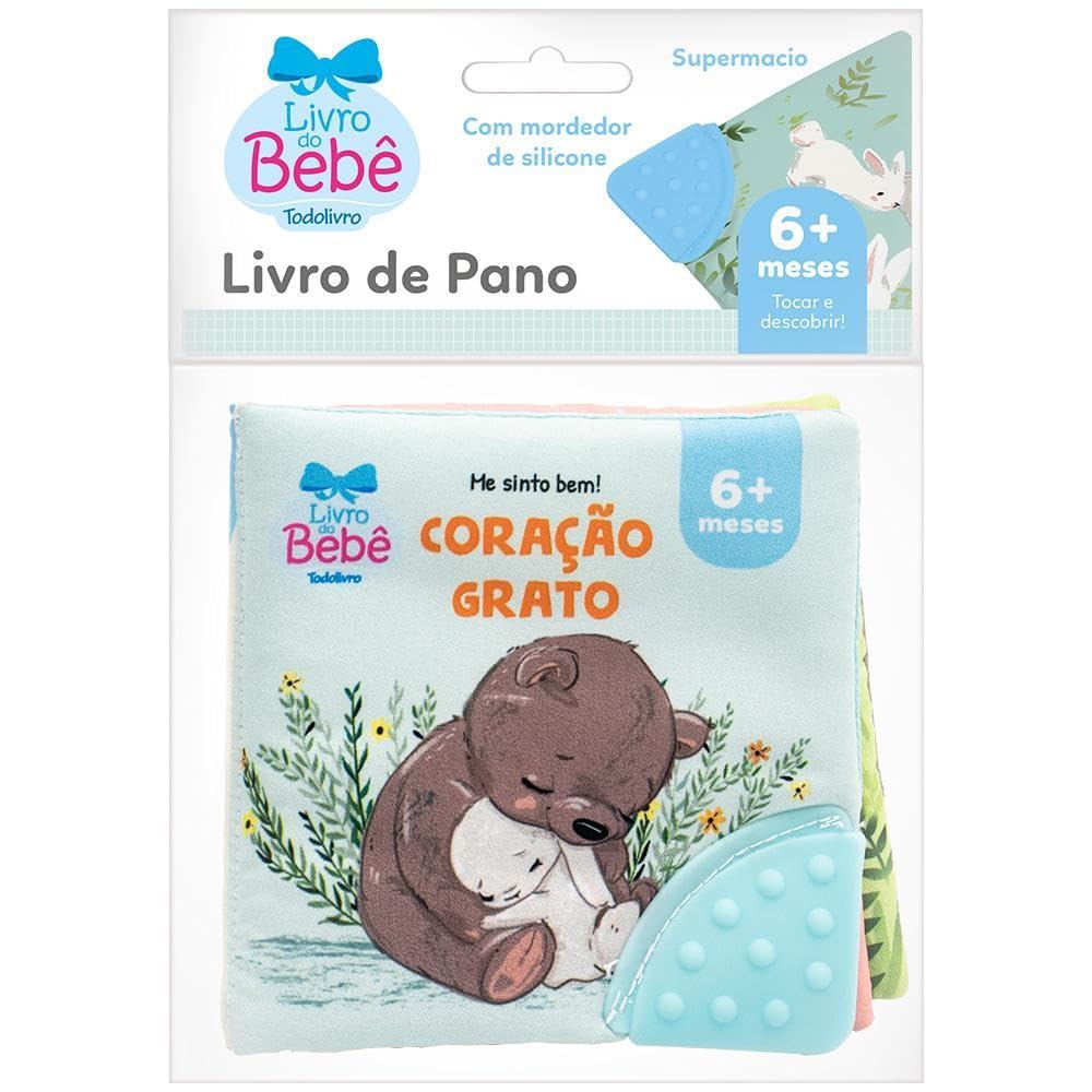 Me Sinto Bem | Coração Grato | Livro de Pano
