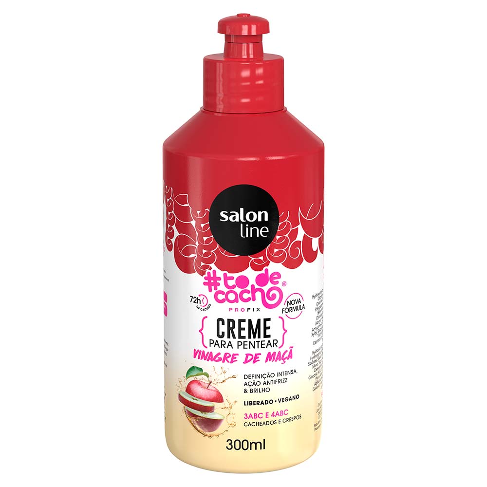Salon Line Vinagre de Maçã To de Cacho – Creme de Pentear — 300ml
