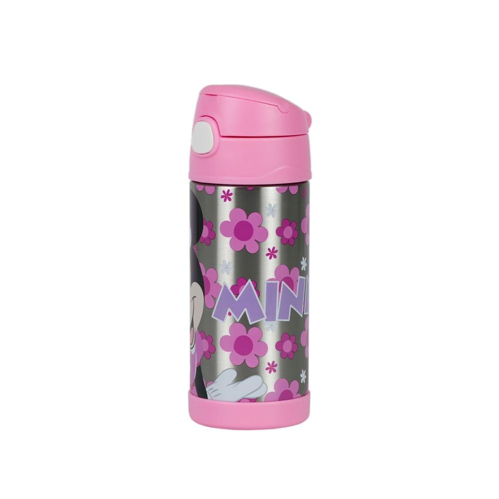 Foto 2 de Garrafa Térmica Escolar 320 ml Minnie U / Rosa
