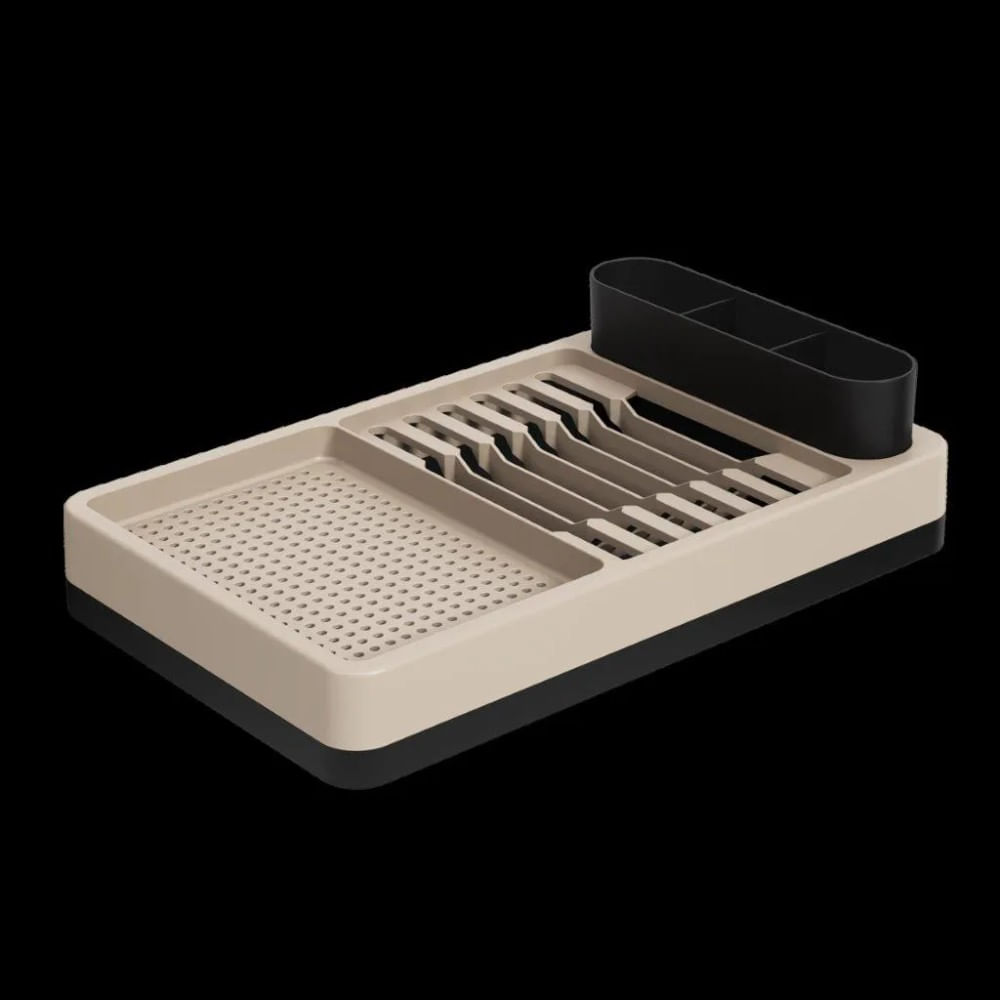 Escorredor de Louças Flat Preto Light Gray Brinox