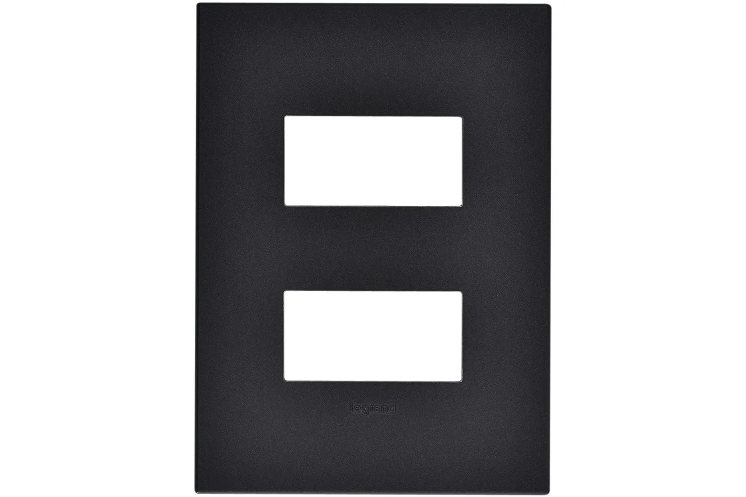PLACA 1+1 POSTOS 4X2 QUADRADOS GRAPHITE ARTEOR PIAL