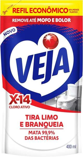 Veja X14 Limpador Tira Limo 400ml Refil