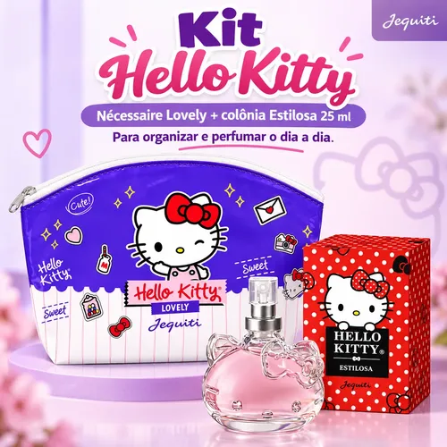 Perfume Hello Kitty Estilosa Jequiti Original 25 Ml