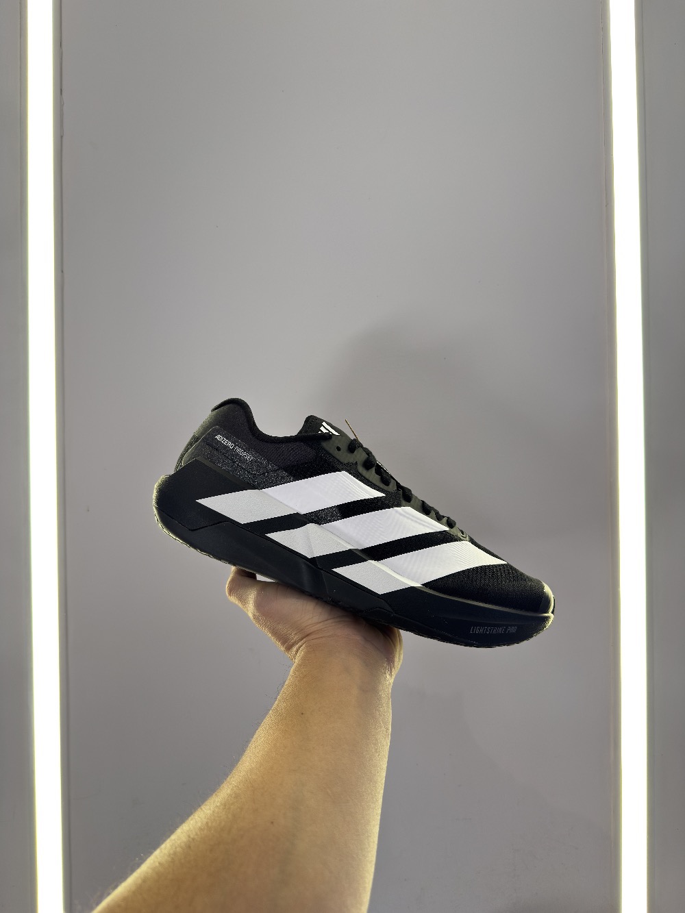 adidas Adizero Dropset Pro Core Black Cloud White — 41 / 42 / 43 / 44, Novo