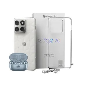 Kit smartphone motorola edge 70 collections crystals by Swarovski e moto buds loop