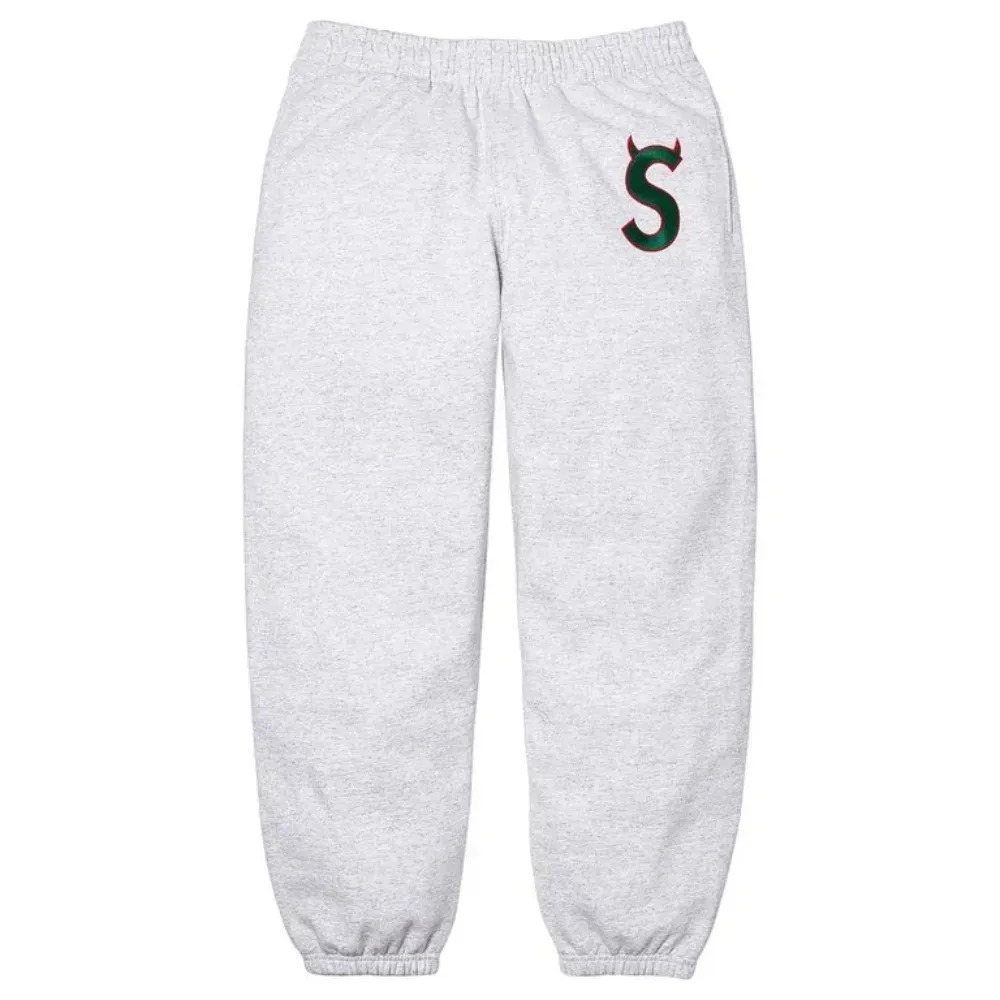 Calça Supreme Devil S Logo Ash Grey SS26-W5 — XG, Novo