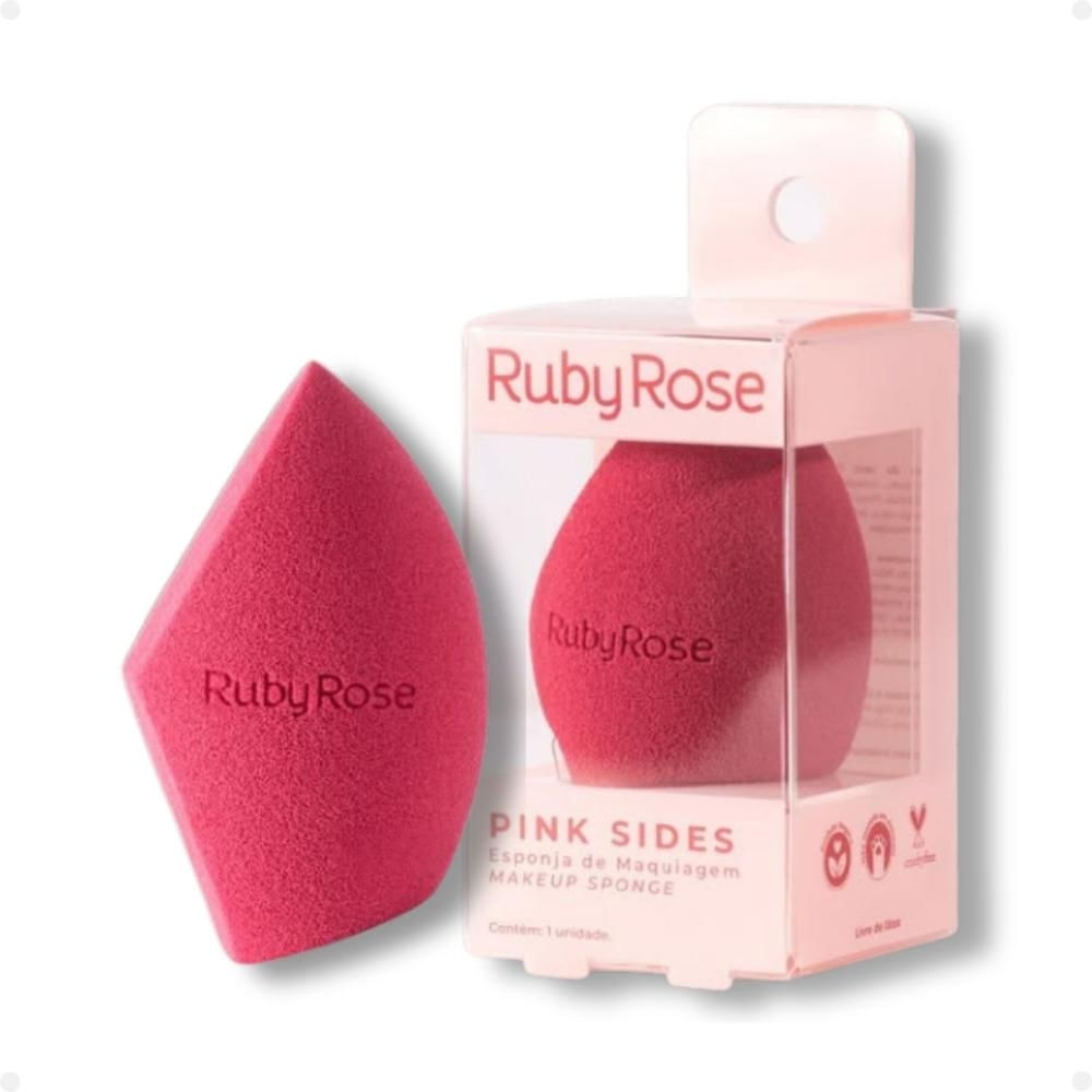 Esponja Para Maquiagem Ruby Rose Pink Sides HB-A7006