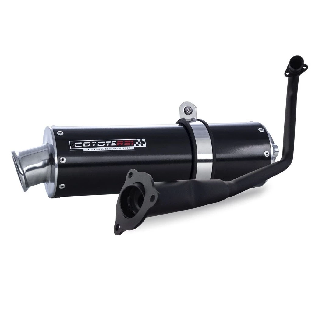 Escape / Ponteira Coyote RS1 Alumínio Redondo - CG 150 Titan / Fan KS/ESi 2009 até 2013 - Honda