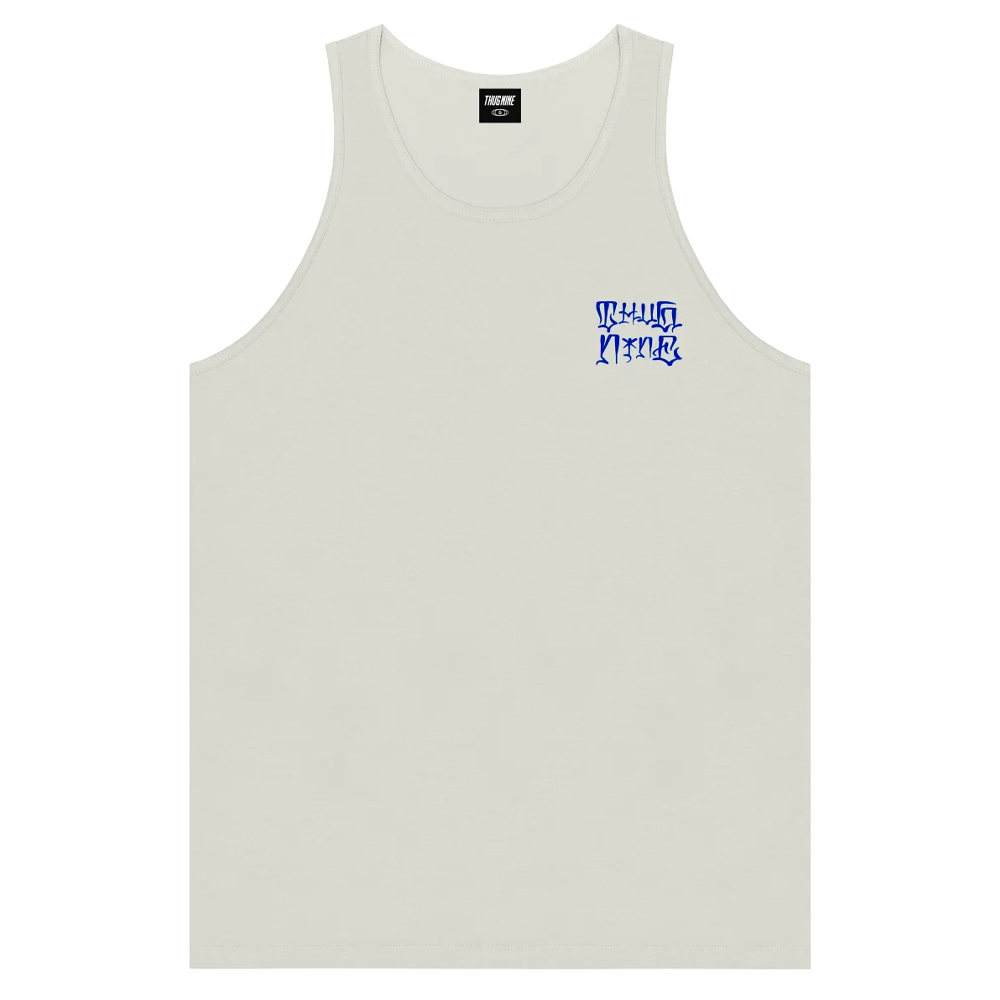 Camisa Regata Thug Nine Drama Off White — M / G / XG, Novo