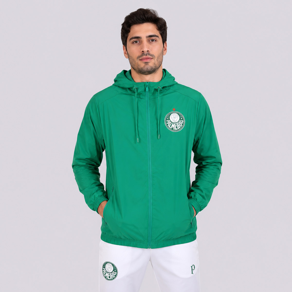 Jaqueta Corta Vento Palmeiras 1914 Verde