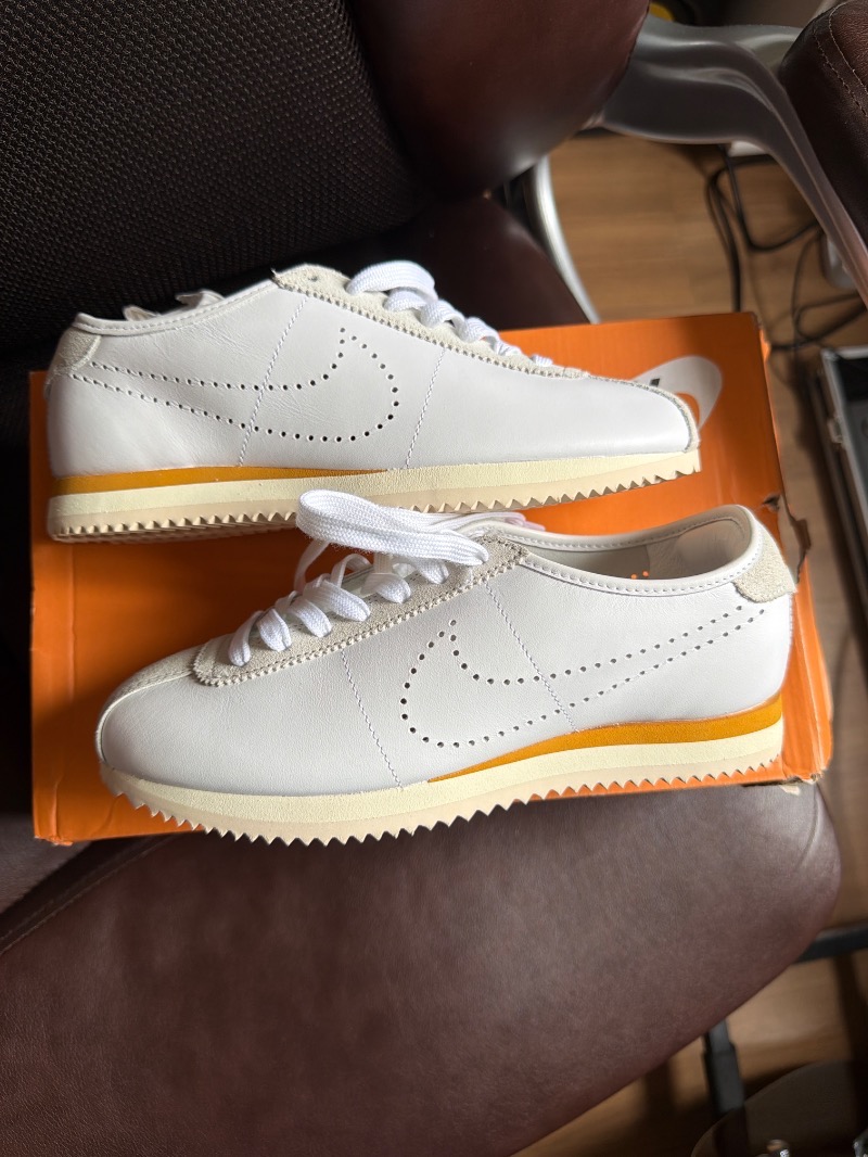 Foto 2 de Nike Cortez Leather White Light Bone — 37, Novo