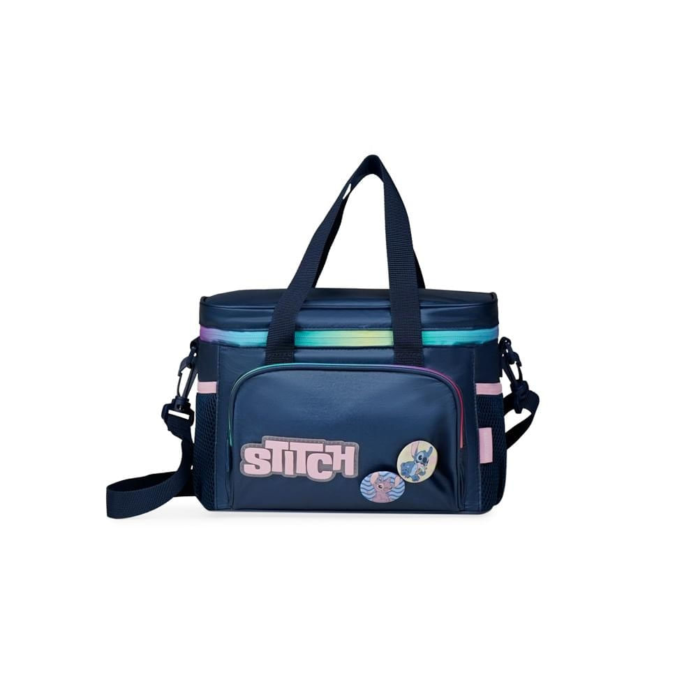 Lancheira Térmica Feminina Stitch Azul U / Azul