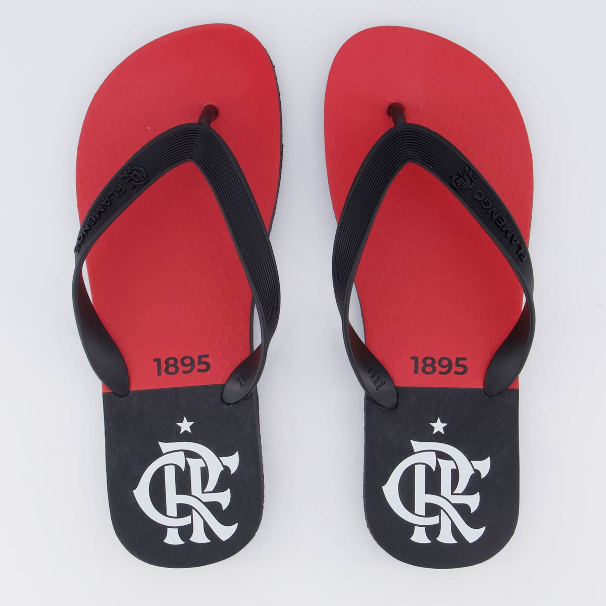 Chinelo Flamengo I 1895 Preto e Vermelho