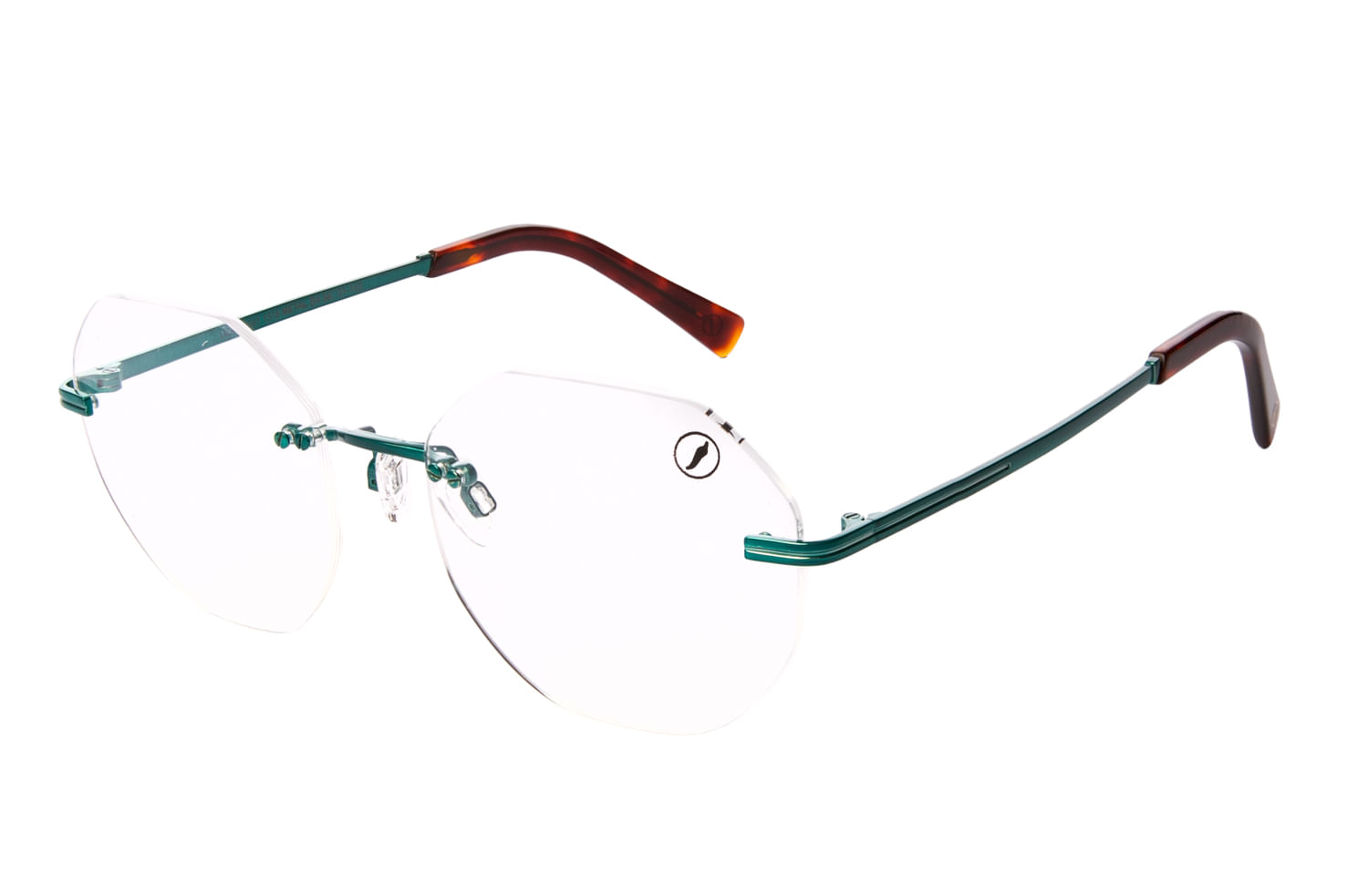 Armação Para Óculos de Grau Feminino Chilli Beans Modelo 3 Peças Verde LV.MT.0681.1515 M