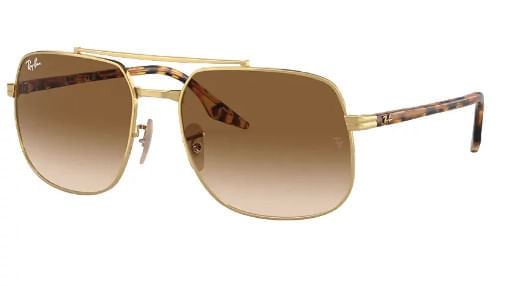 Óculos de Sol Ray-Ban, modelo RB3699, cor Havana Amarelo, tamanho 59