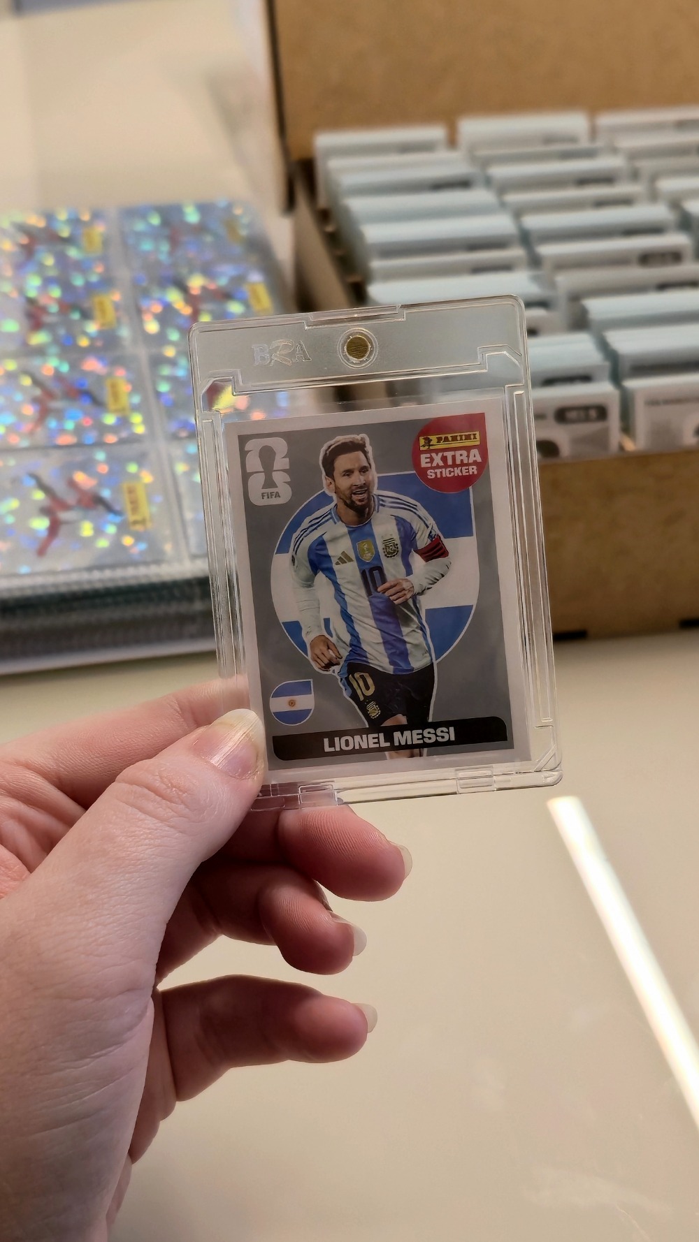 Figurinha Panini Lionel Messi Legend Prata FIFA World Cup 2026 — Único, Novo