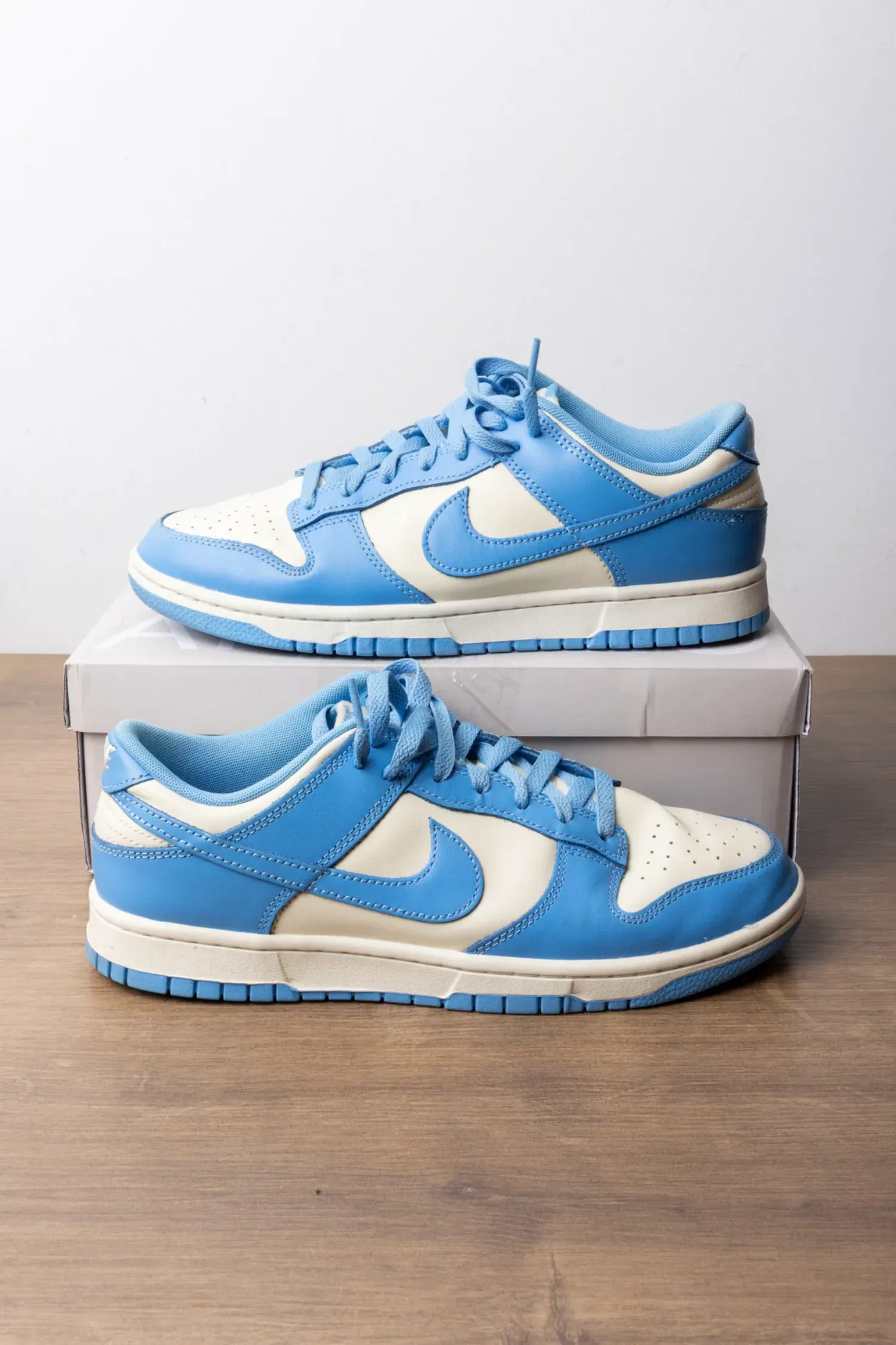 Foto 4 de Nike Dunk Low GS Silver Sail Light Photo Blue — 40, Usado