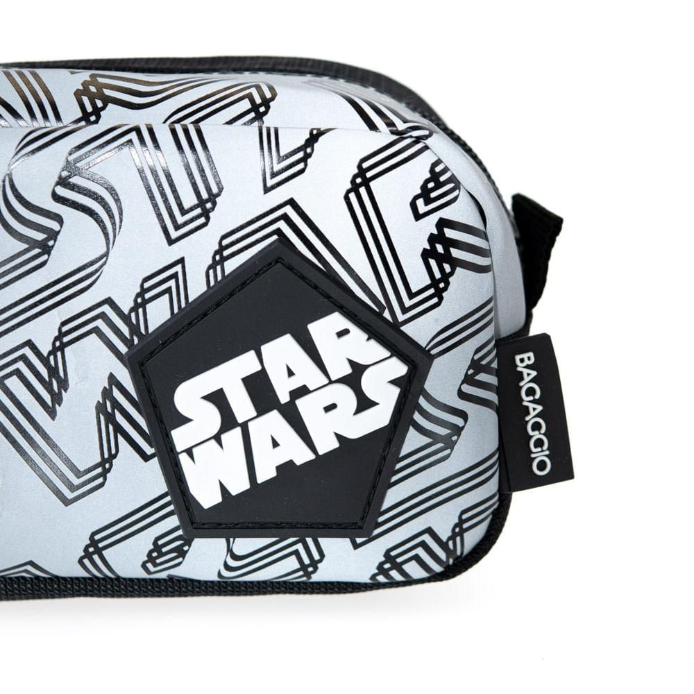 Foto 5 de Estojo Escolar Masculina Star Wars Nano Cinza U / Cinza