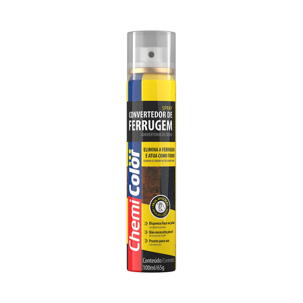 Convertedor De Ferrugem Spray 100Ml Chemicolor