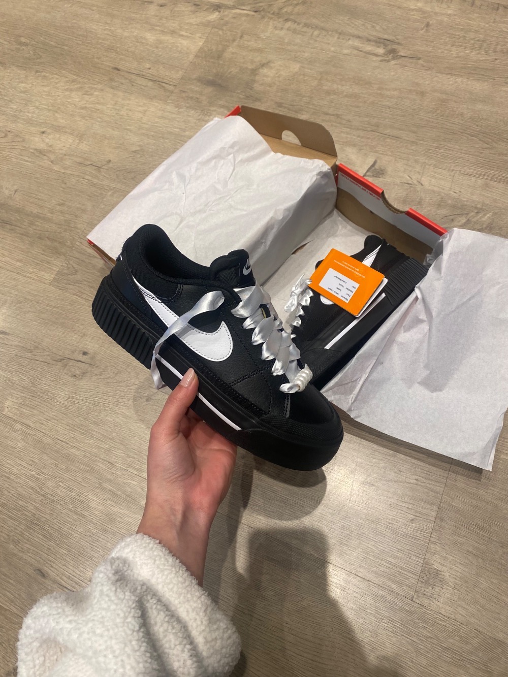 Nike Court Legacy Lift Black Feminino — 35 / 36 / 37 / 38 / 39, Novo