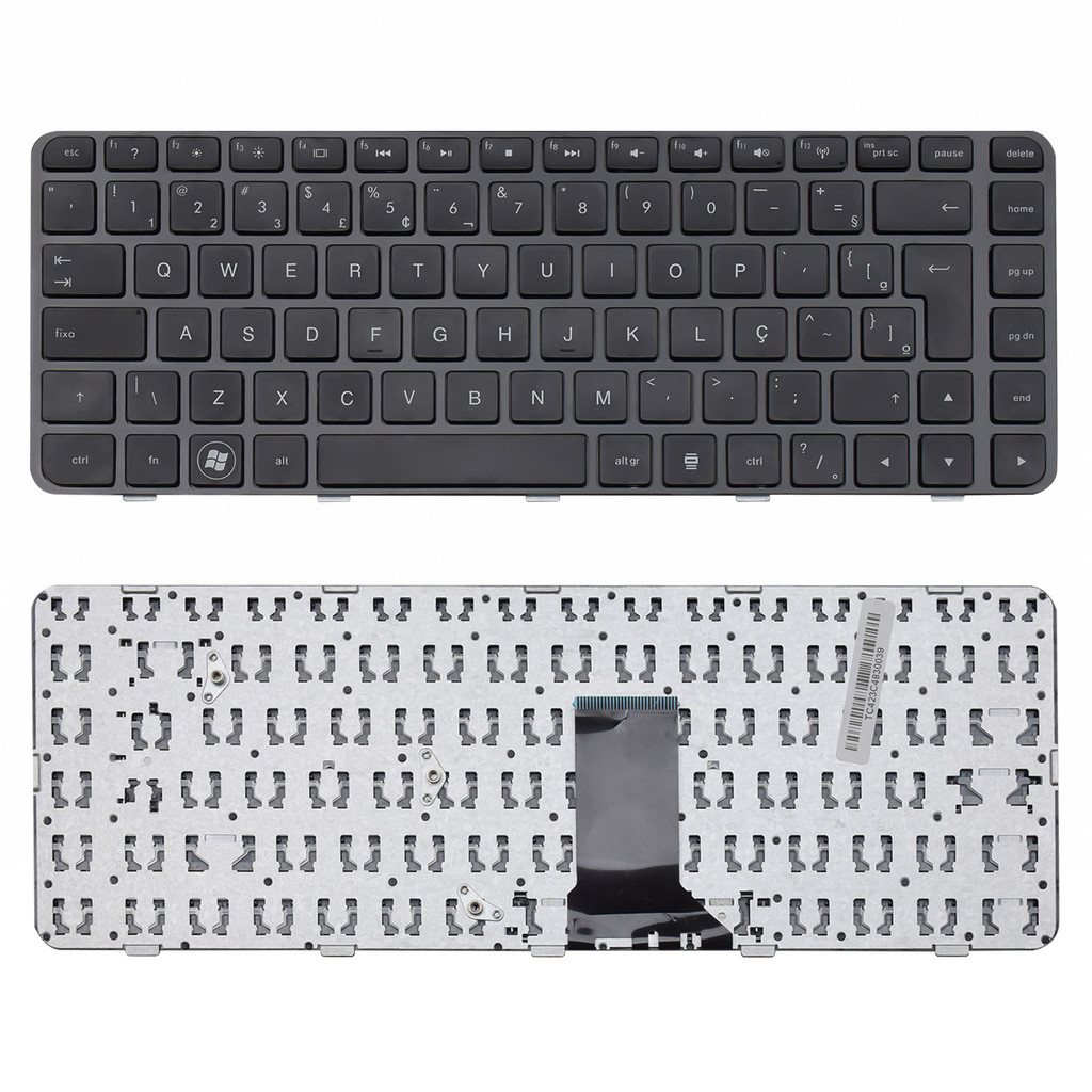 Teclado para Notebook compatível com Hp Pavilion DV5-2035DX-2035DX ABNT2
