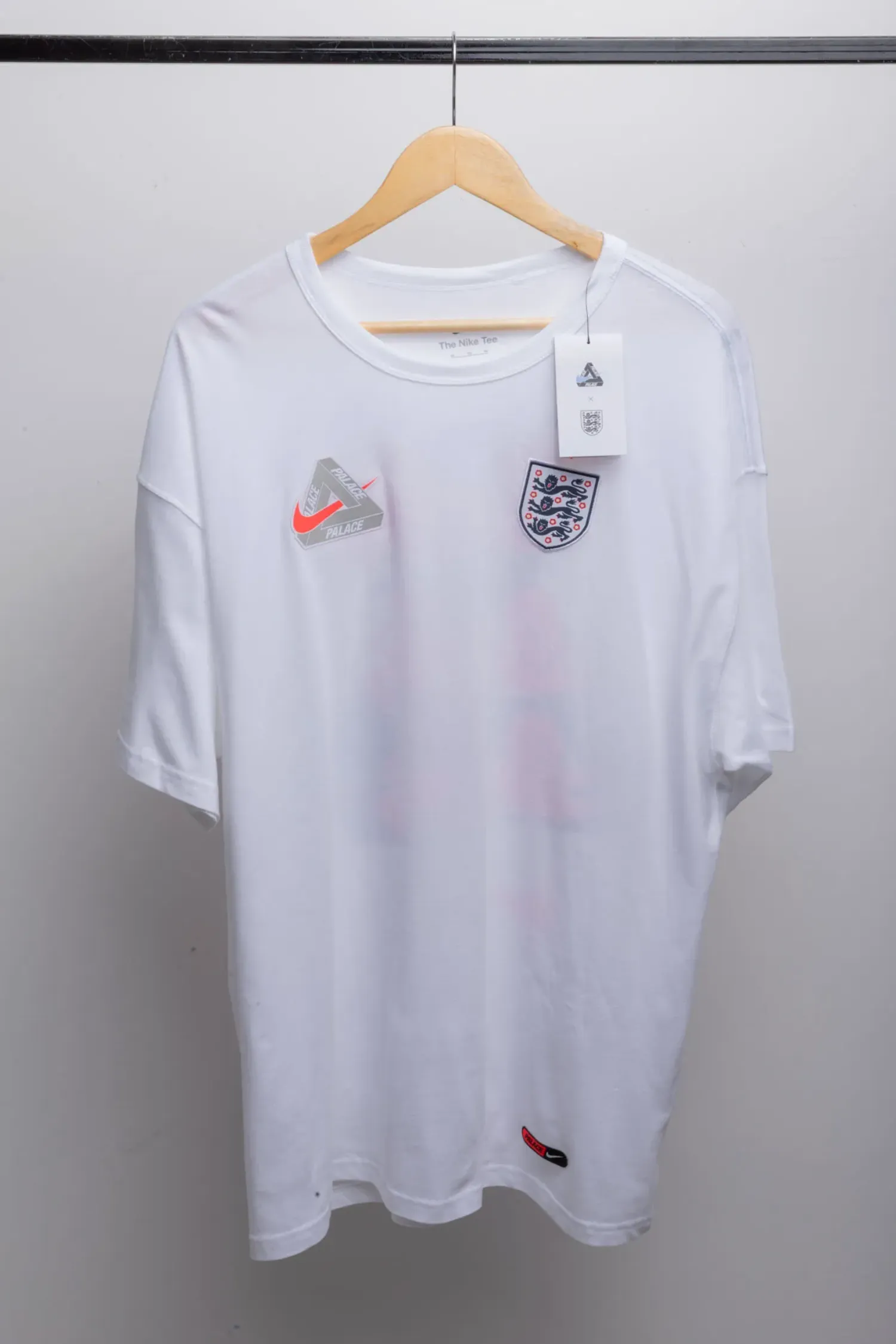 England x Palace x Nike Camiseta White — XG, Novo