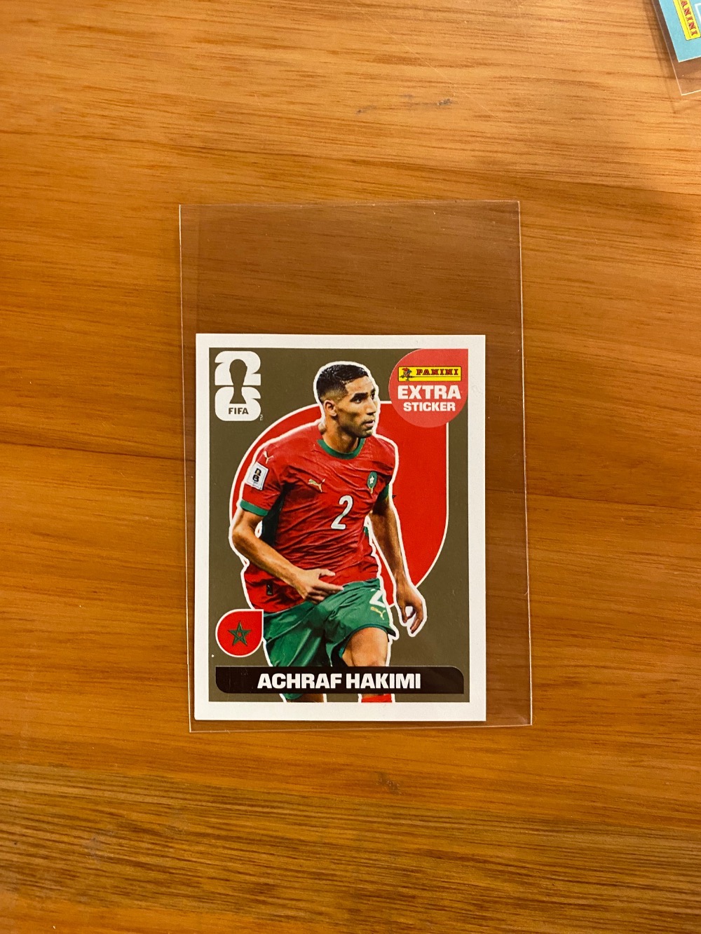 Figurinha Panini Achraf Hakimi Extra Legend Ouro FIFA World Cup 2026 — Único, Novo