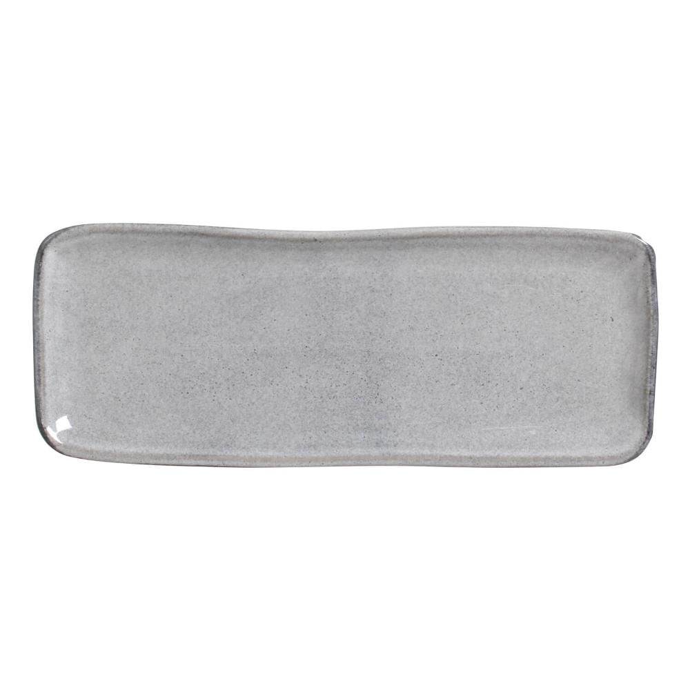 Conjunto com 4 Travessas Retangular Média Orgânico Dust 33x13cm
