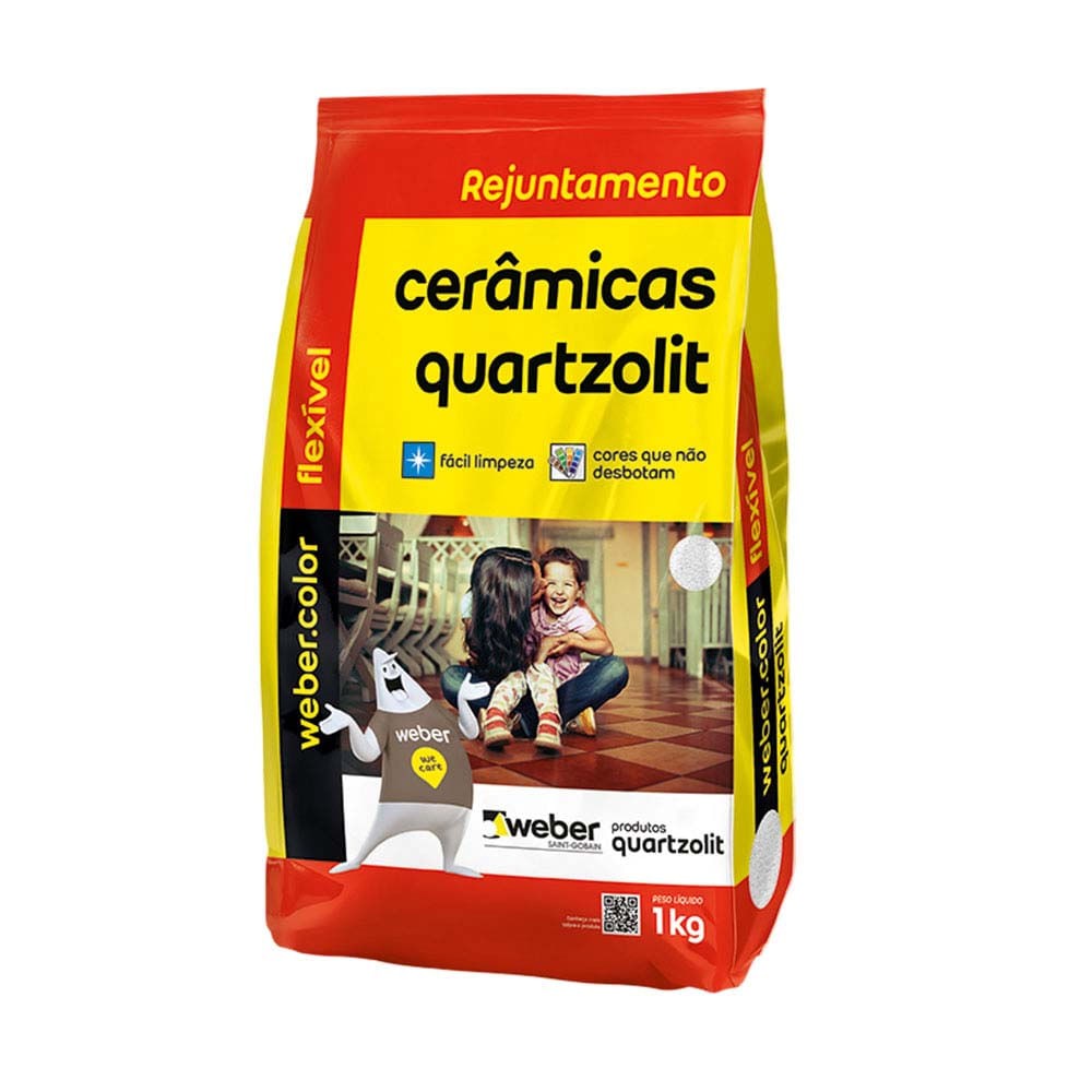 Rejunte Cerâmicas Caramelo 1KG Quartzolit