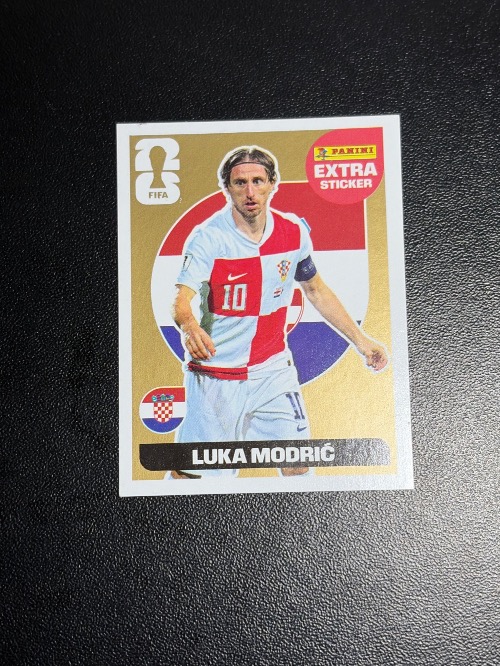 Figurinha Panini Luka Modrić Legend Ouro FIFA World Cup 2026 — Único, Novo
