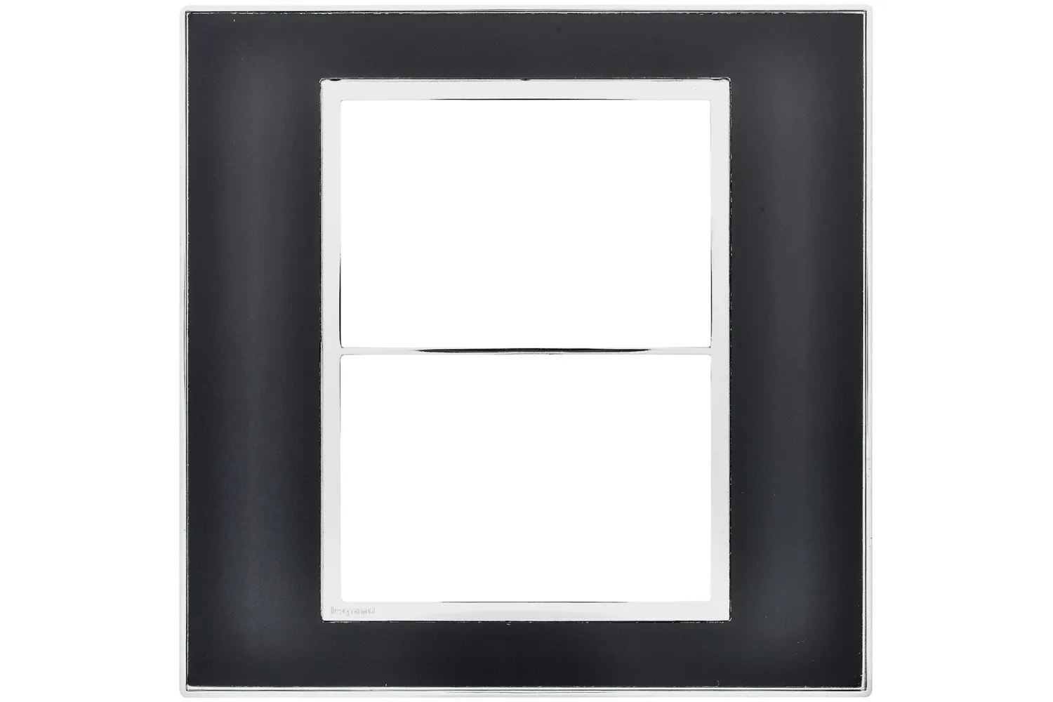 PLACA 3+3 POSTOS 4X4 QUADRADOS MIRROR BLACK ARTEOR PIAL