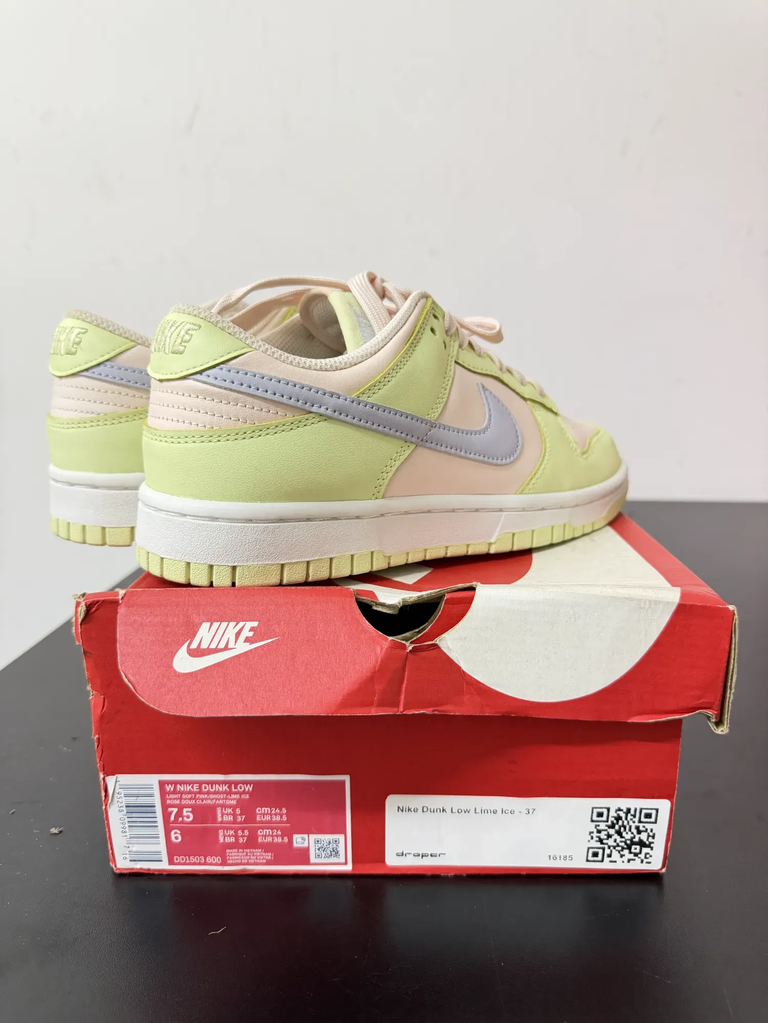 Foto 2 de Nike Dunk Low Lime Ice — 37, Novo