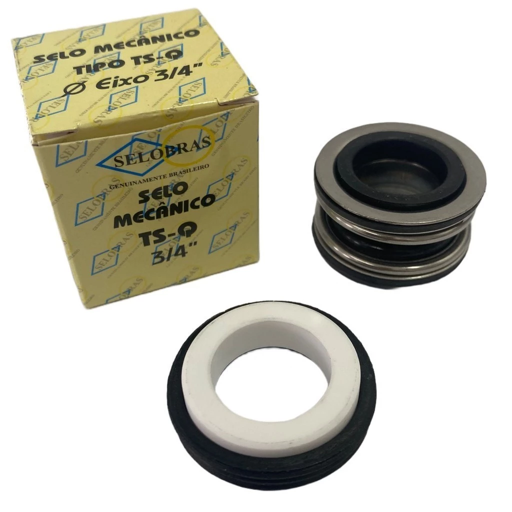 Selo Mecânico Tipo TS-Q Eixo 3/4 Marca Selobras MOLA CURTA