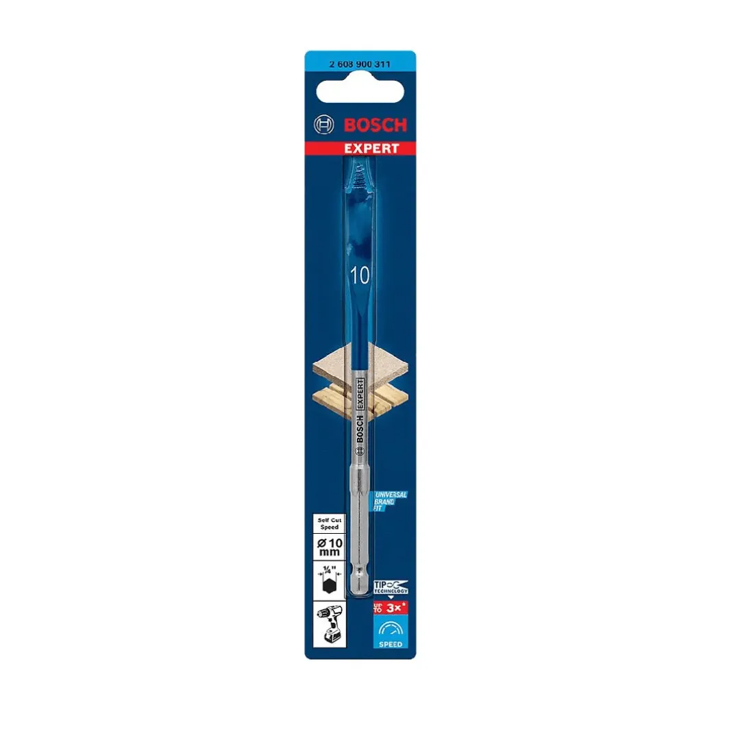 BROCA CHATA SELF CUT SPEED 10MM, 1/4 BOSCH