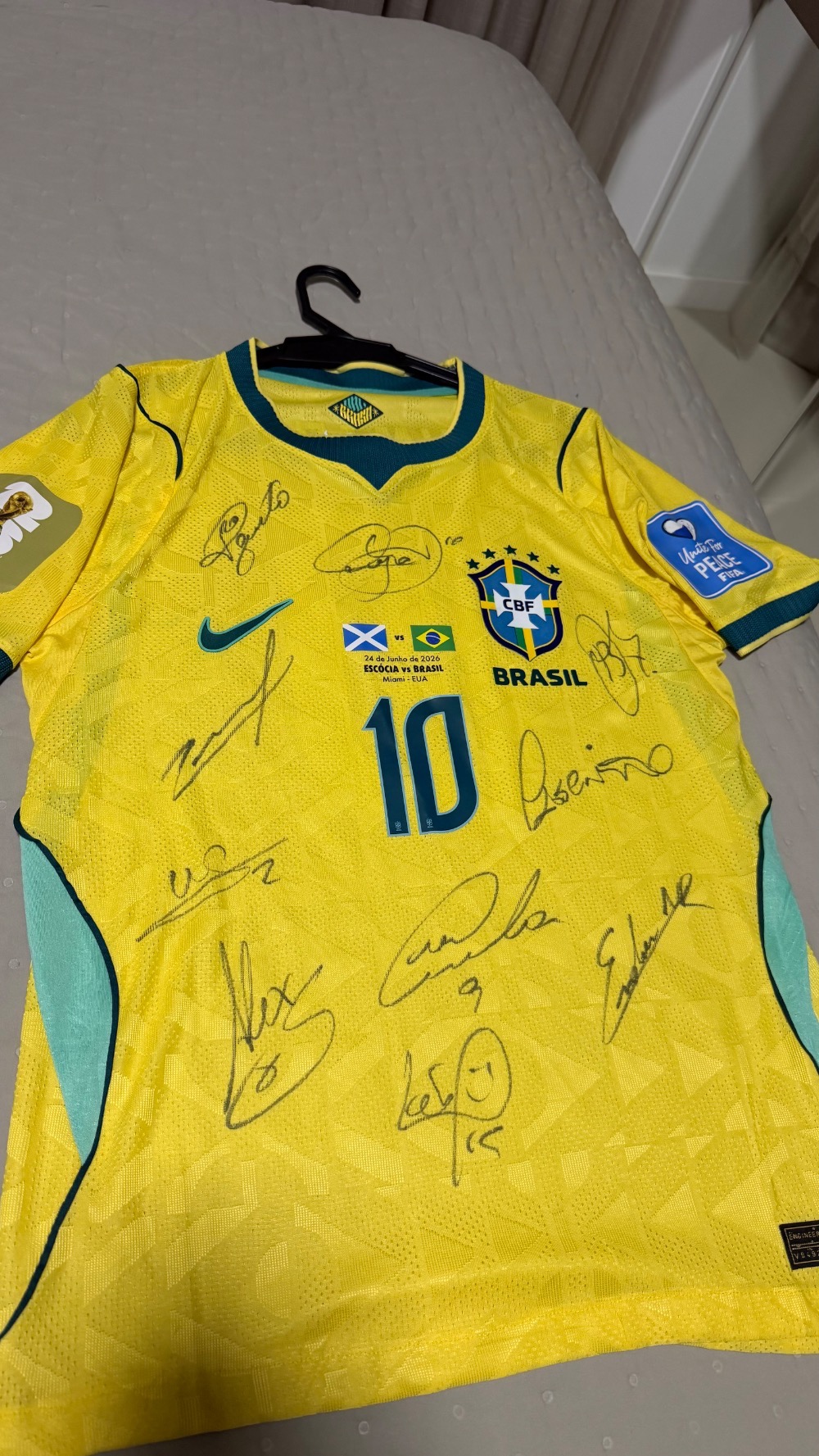 Camiseta Nike I Brasil 2026/27 Jogador Yellow — M, Novo