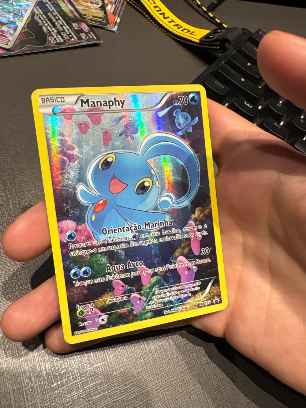 Manaphy (XY113) XY Promos Pokémon TCG — Moderately Played, Usado
