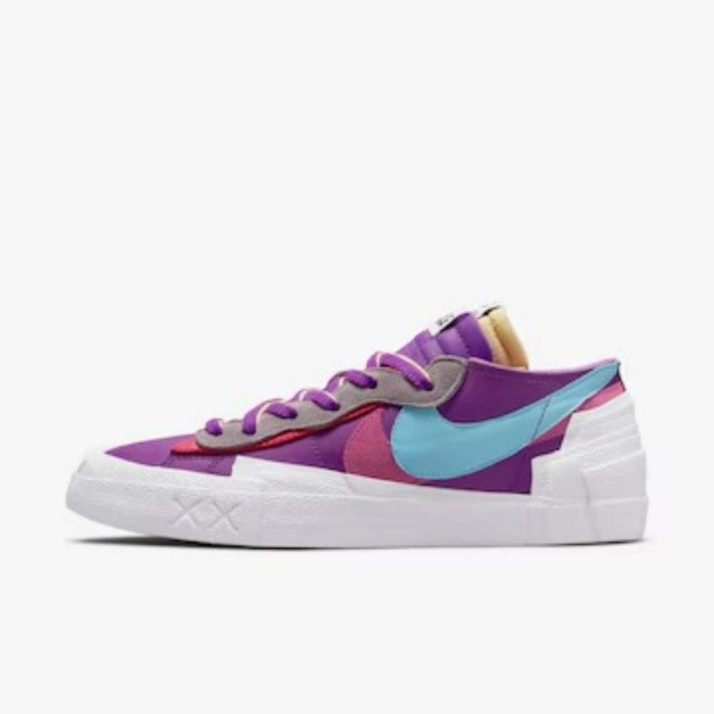 sacai x KAWS Nike Blazer Low Purple Dusk — 39, Novo