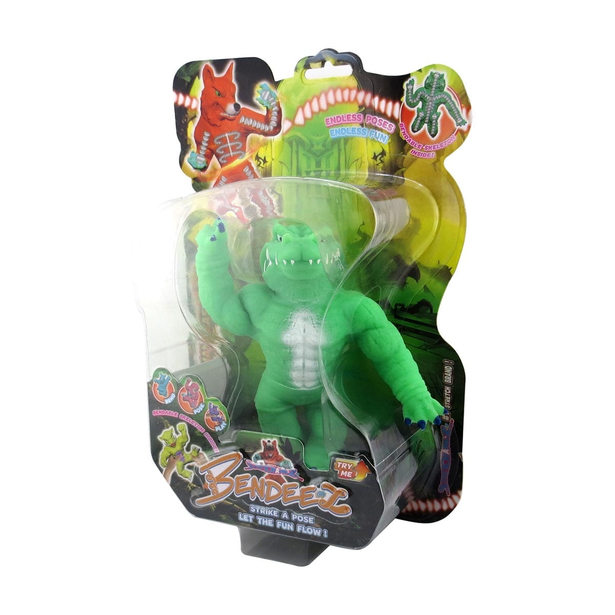 Boneco Elástico Rokjaw de 12cm - Stretchapalz Bendeel