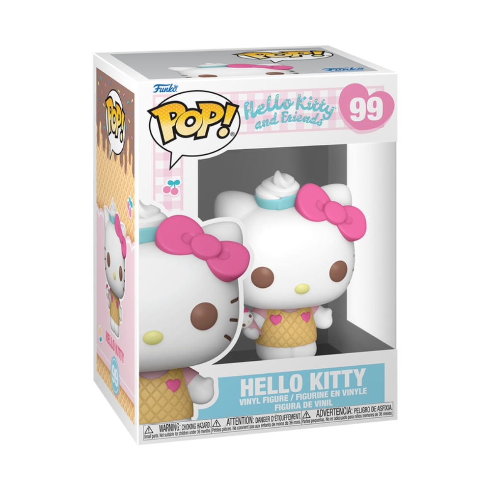 Foto 3 de Boneco Funko Pop! Sanrio Sorvetes - Hello Kitty