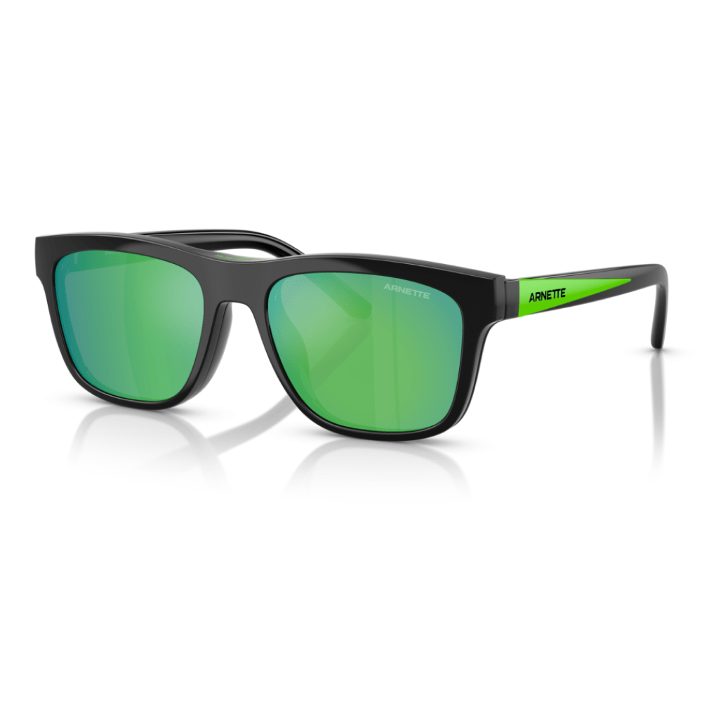 Foto 2 de Óculos de Sol Arnette AN4347U Masculino Quadrado Acetato Preto