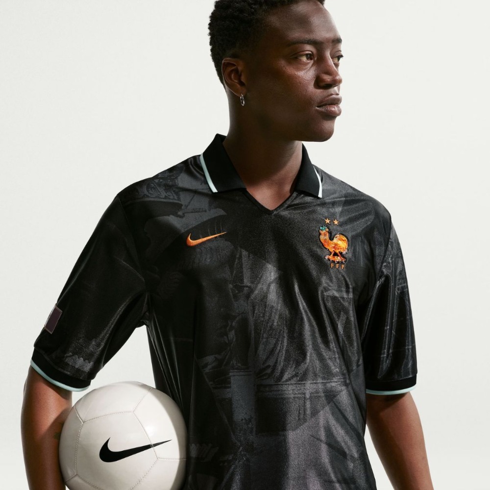 Camiseta Nike Energy France Dri-FIT Black — G / XXG, Novo