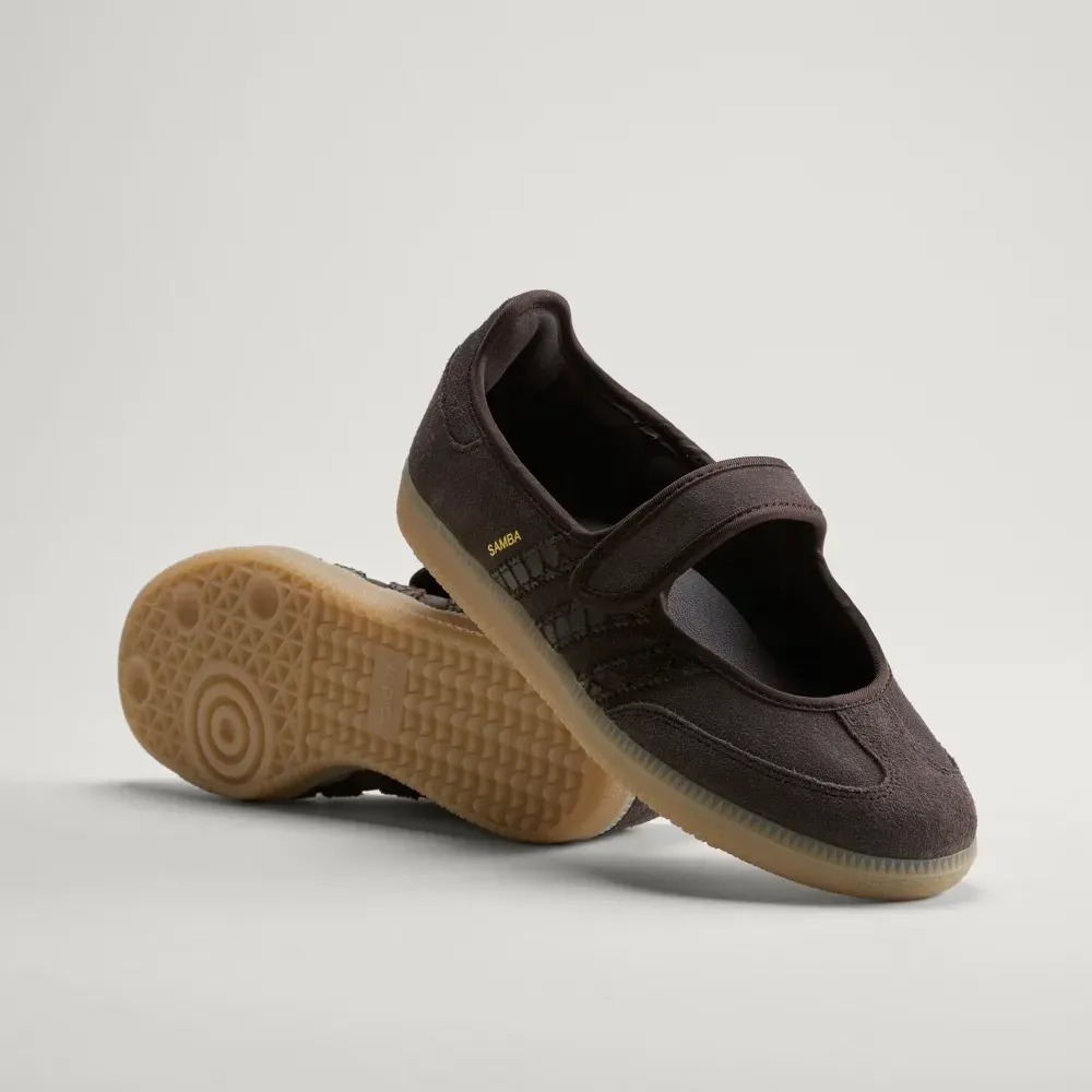 adidas Samba Jane Aurora Coffee Gold Metallic — 34, Novo