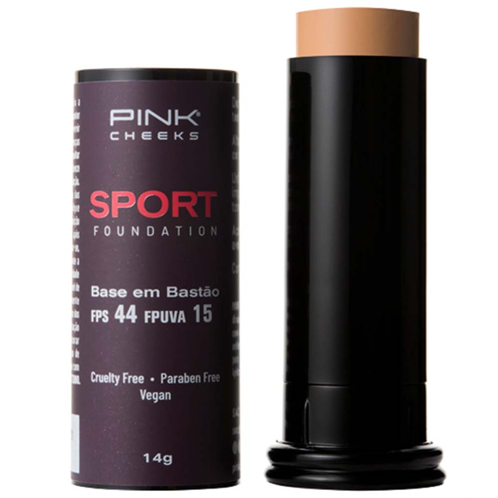 Base em Bastão Pink Cheeks - Sport Make Up Foundation — "B20 Bege Medio "