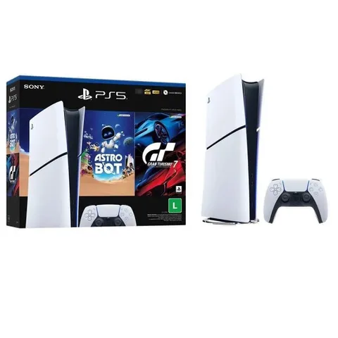 Console Playstation 5 Slim Digital 825Gb com Jogos