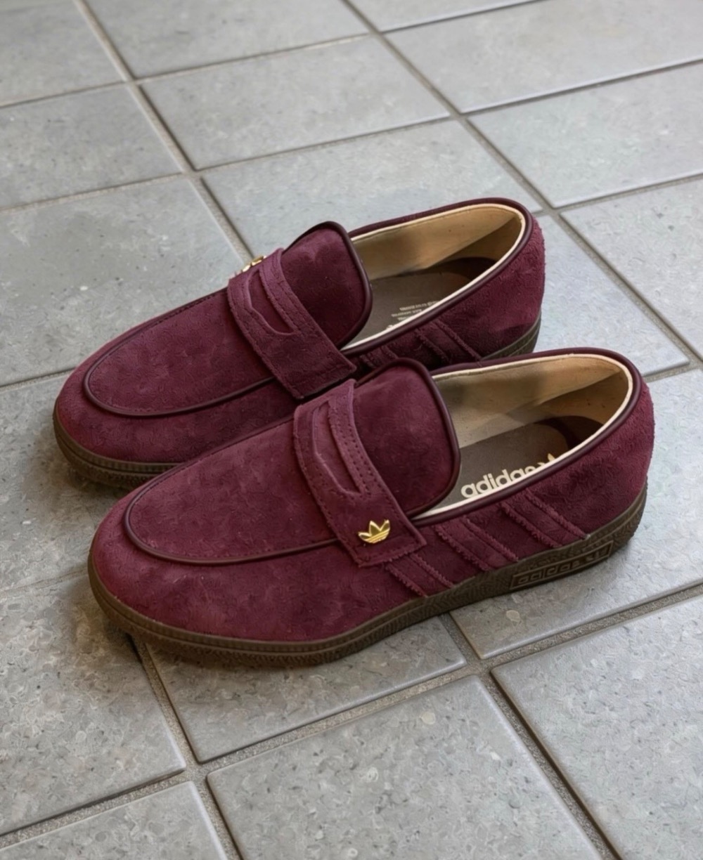 adidas Handball Spezial Loafer Maroon Gum — 38, Novo