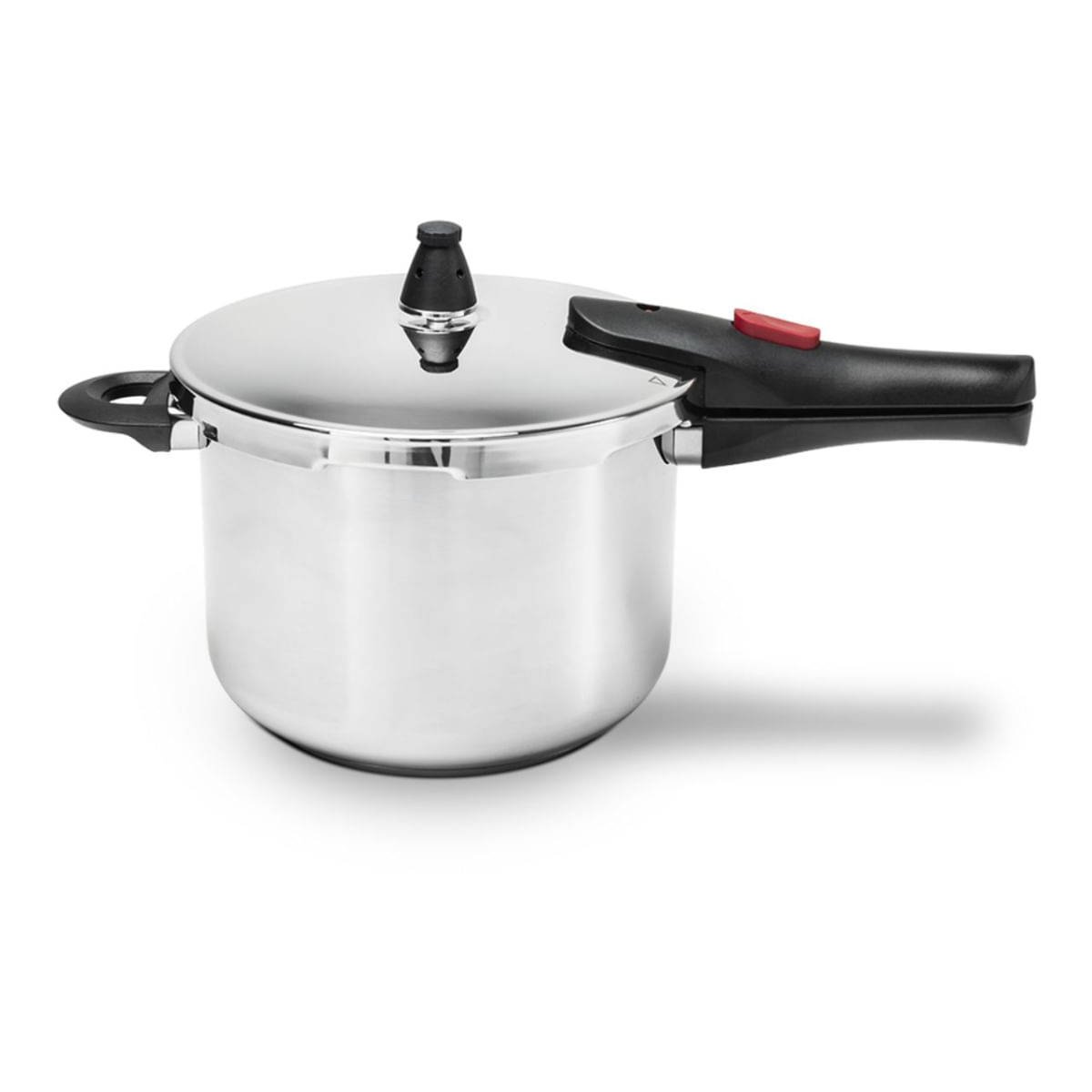 Panela de Pressão Inox Brinox Ultra com Fundo Triplo 4 Litros Ø20cm com 4 Dispostivos de Segurança Inox