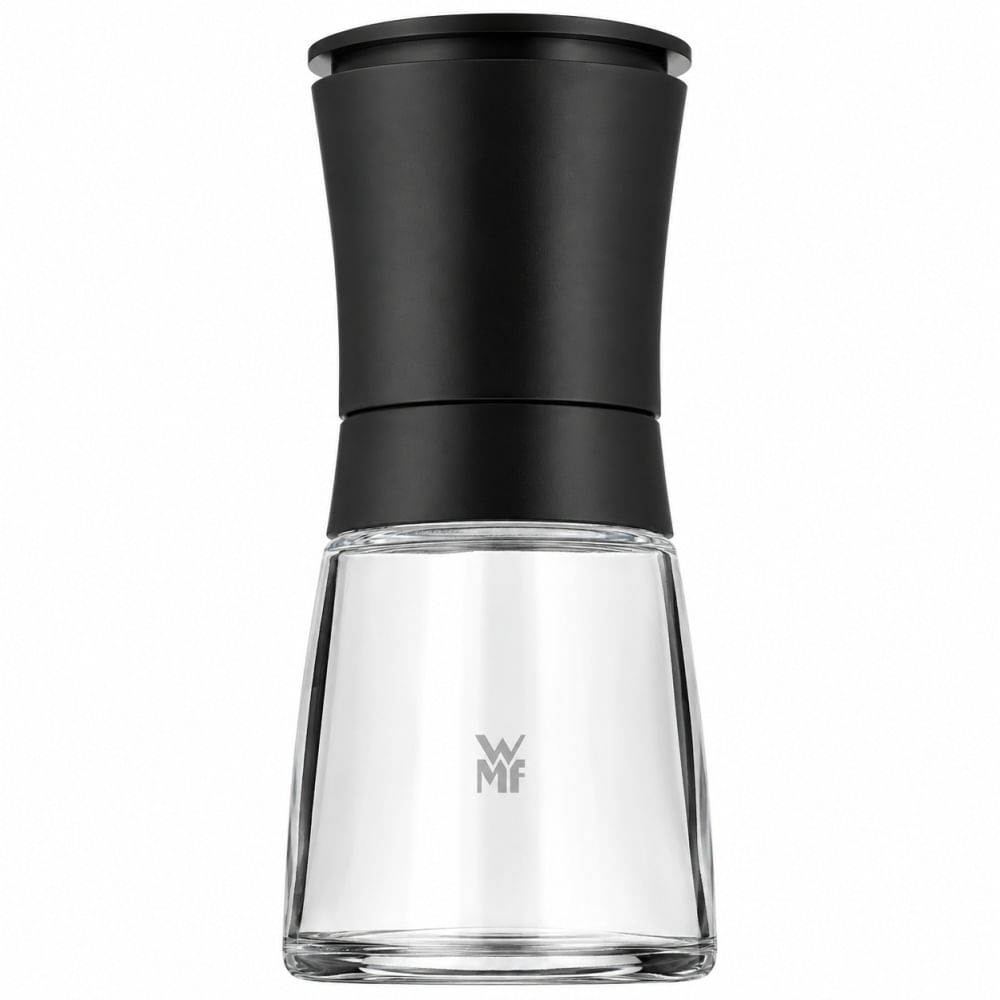 MOEDOR DE SAL E PIMENTA WMF TREND 14CM EM VIDRO PRETO 4080011487
