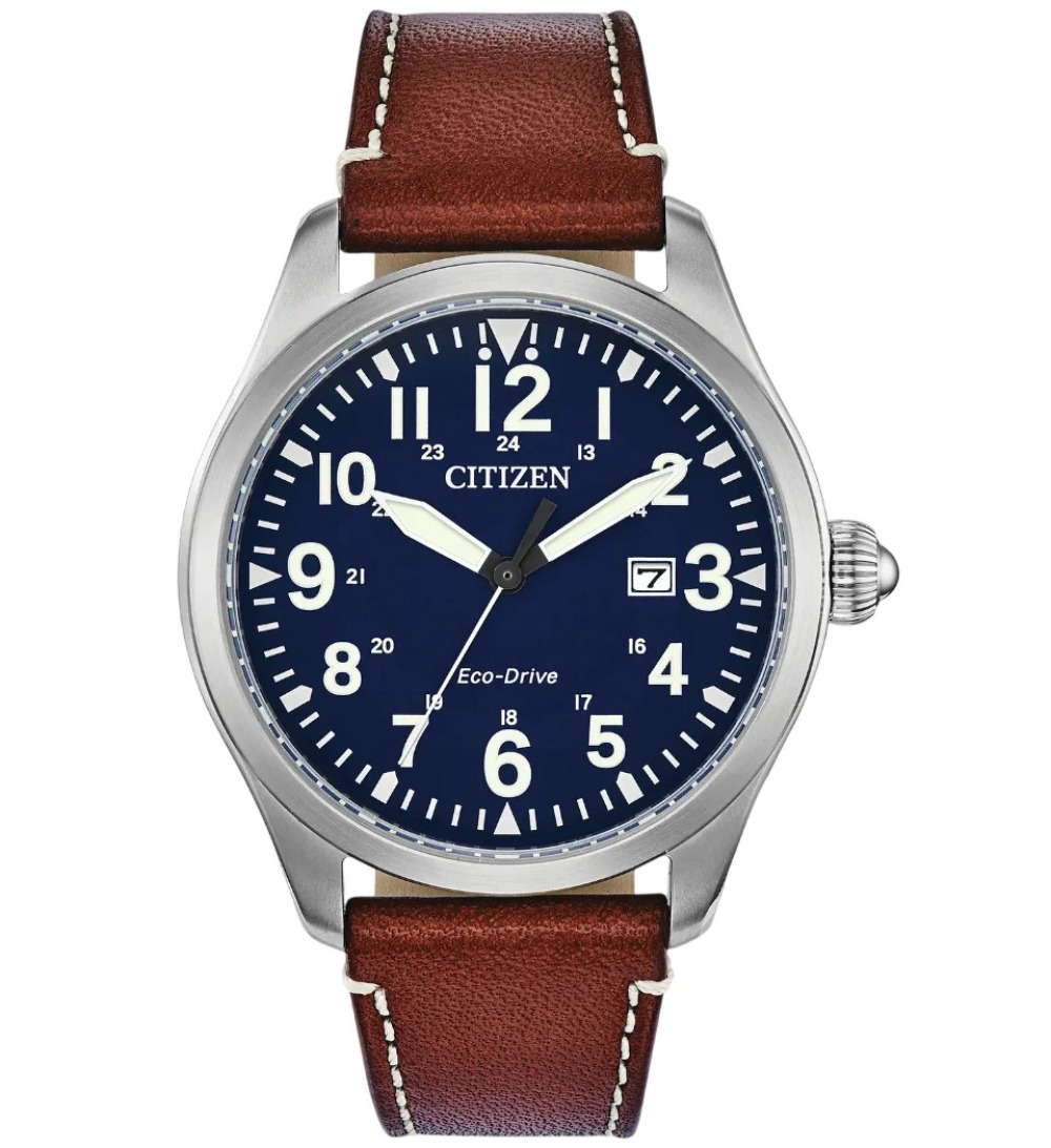 Relógio Citizen Chandler Military Eco-Drive 42mm — Único, Novo