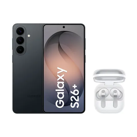 S26+ (256GB) - Preto + Buds4 Pro - Branco