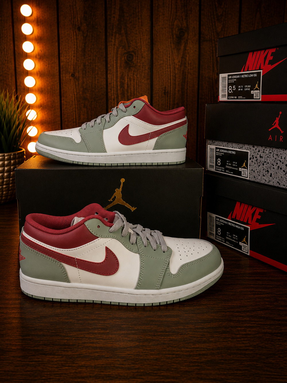 Nike Air Jordan 1 Low Jade Horizon — 40, Novo
